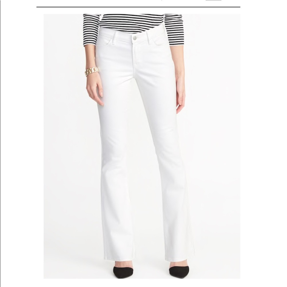 White Flare Jeans